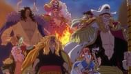 Rocks Pirates at the God Valley in One Piece (Image via Toei Animation)